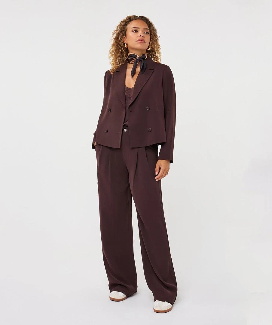 EsQualo Pantalon F26.10502 Bruin 6