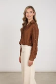 NUKUS Blouse NKF02160 Bruin 5