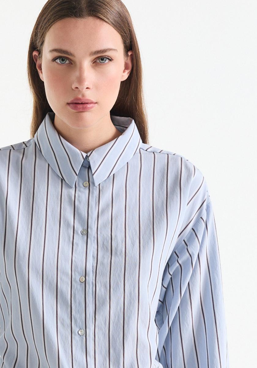 Jansen Amsterdam Blouse LIVIA W26 Blauw 3