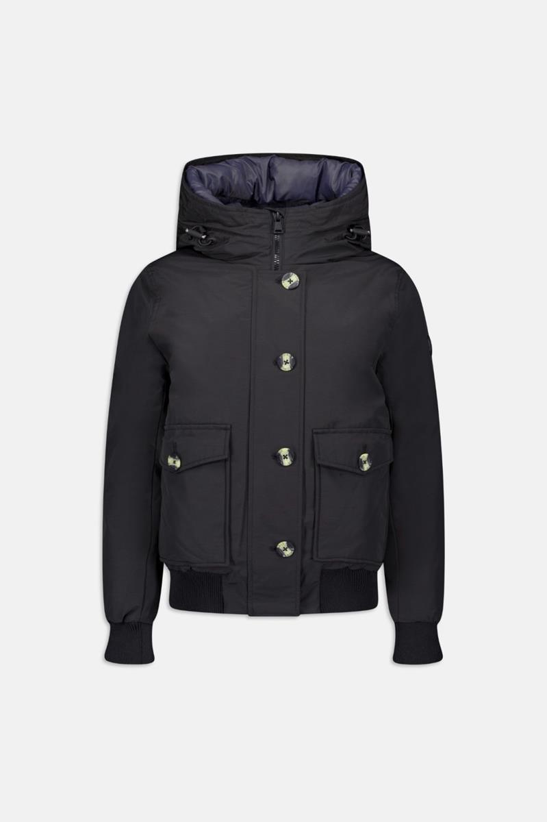 Airforce Jas Four Pocket Bomber Zwart 2