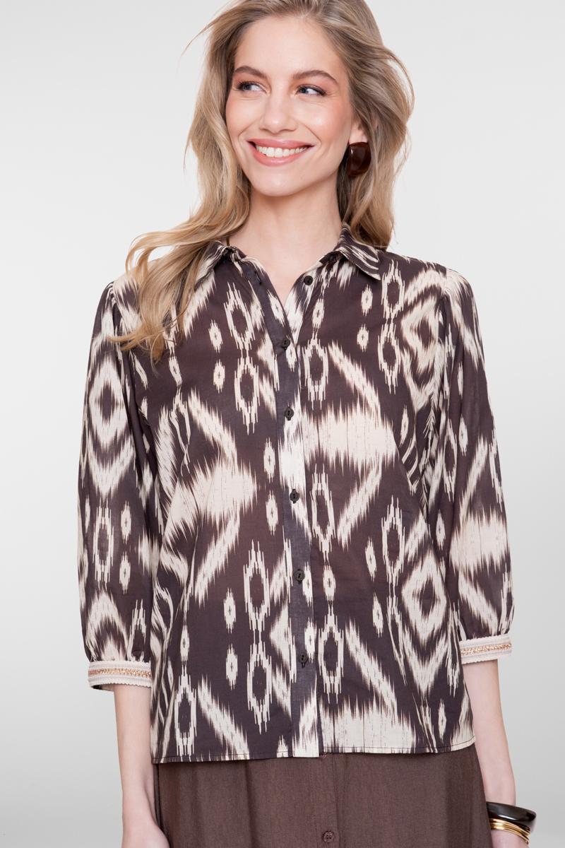 Geisha Blouse 63465-20 Bruin 5