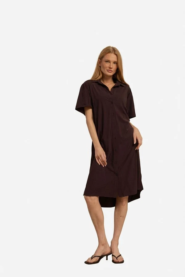 Studio Anneloes Jurk Louni blouse dres Bruin 1