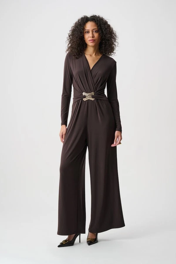 Joseph Ribkoff Jumpsuit 263005 Bruin 1