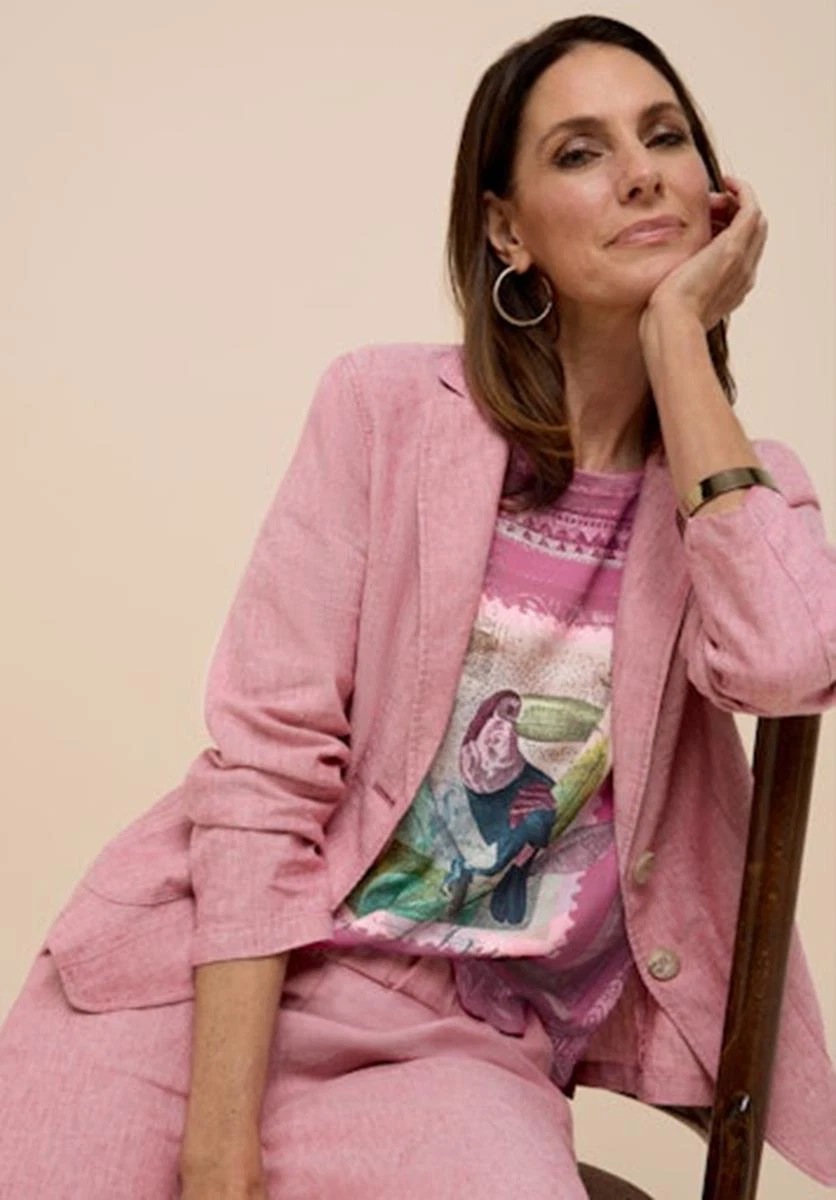 Bianca Blazer Sunny Roze 1