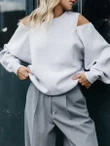 Catwalk Junkie Sweater 2402031000 Grijs 5