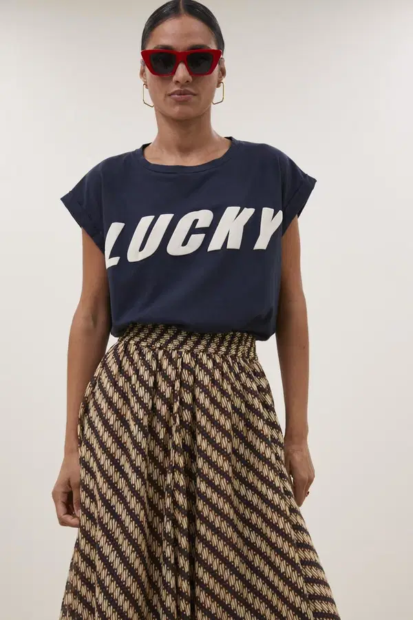 By-Bar T-Shirt Tobi Speed Top Blauw 1