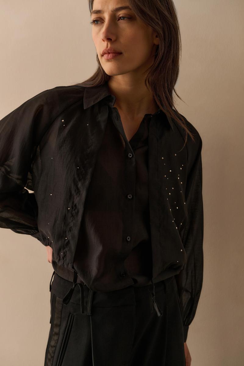 YAYA Blouse 01-201195-511 Zwart 5