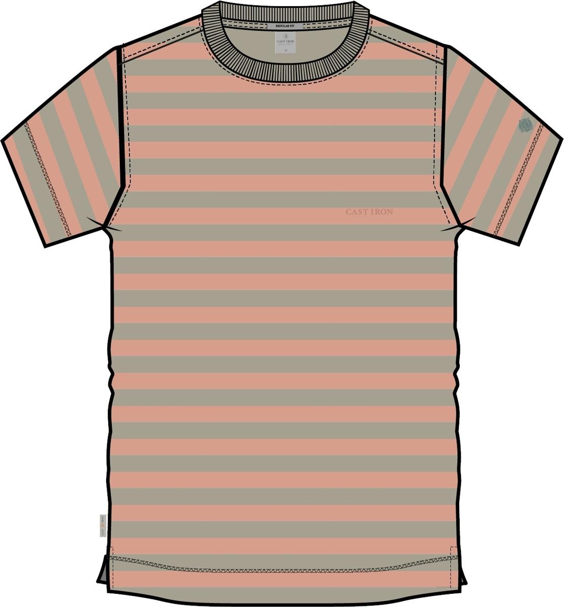 Cast Iron T-Shirt CTSS2603569 Grijs 4