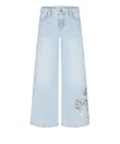 Cambio Jeans Palazzo Cropped Blauw 2
