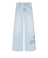 Cambio Jeans Palazzo Cropped Blauw 2