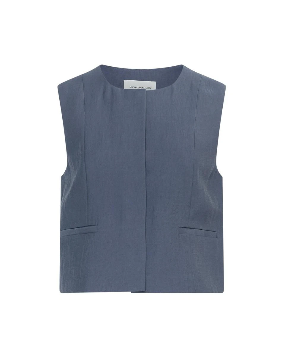 Msch Copenhagen Gilet Frode Blauw 2