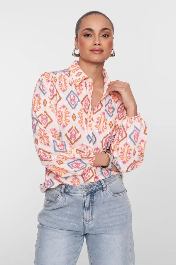 Geisha Blouse 63220-20 Oranje 1