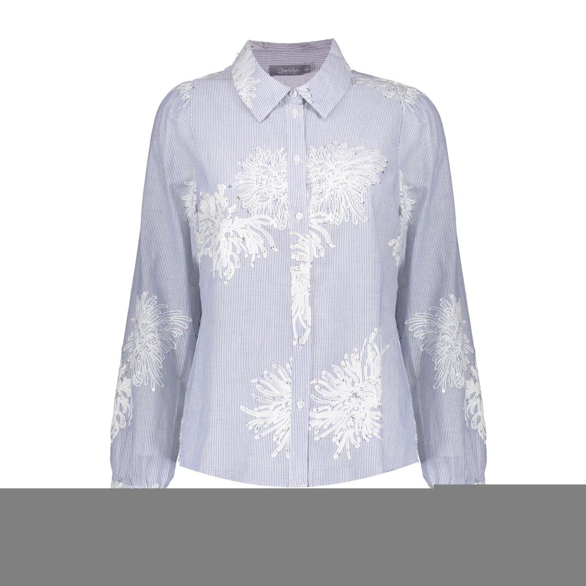 Geisha Blouse 63143-21 Blauw 2