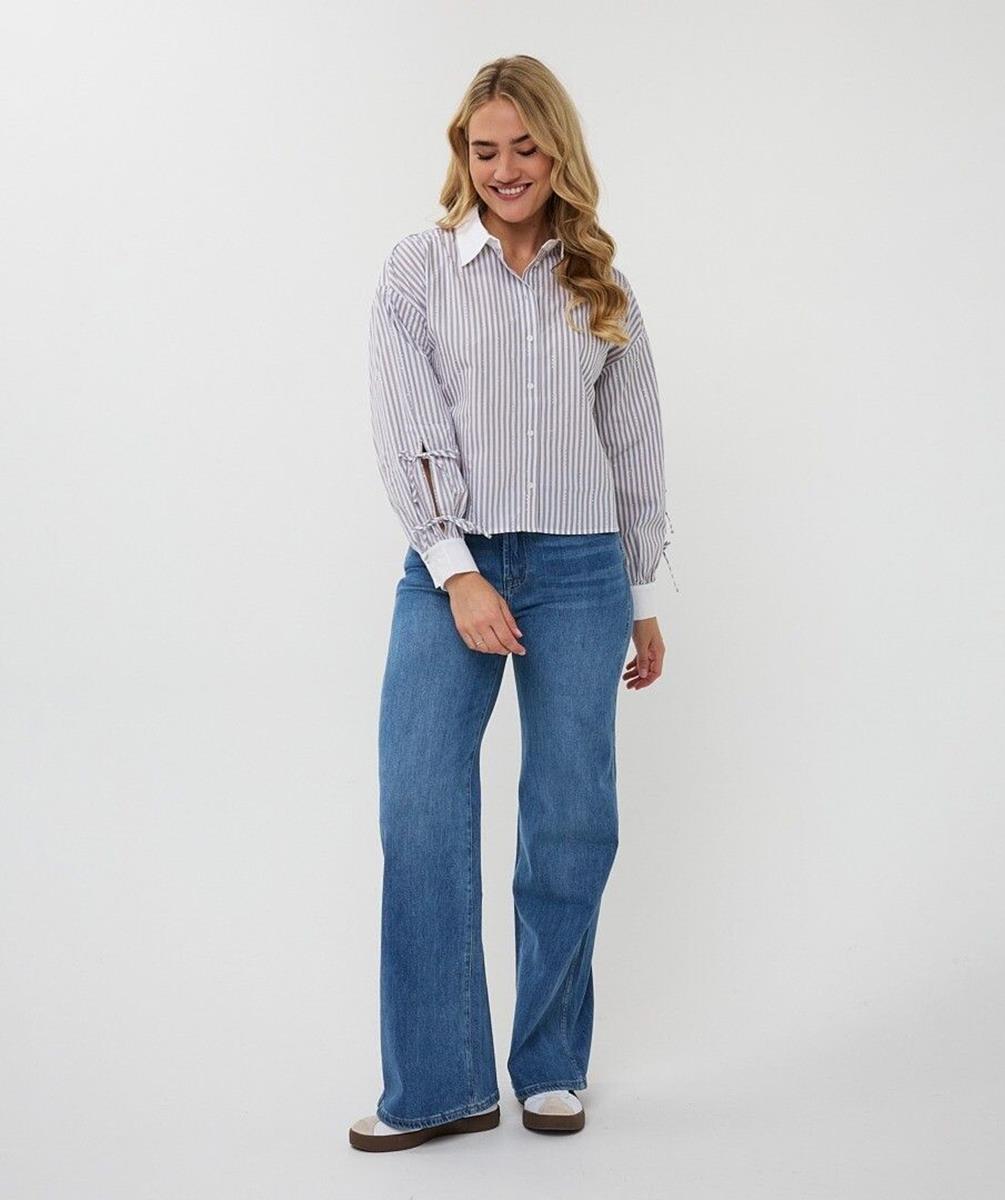 EsQualo Blouse F25.14520 Paars 1