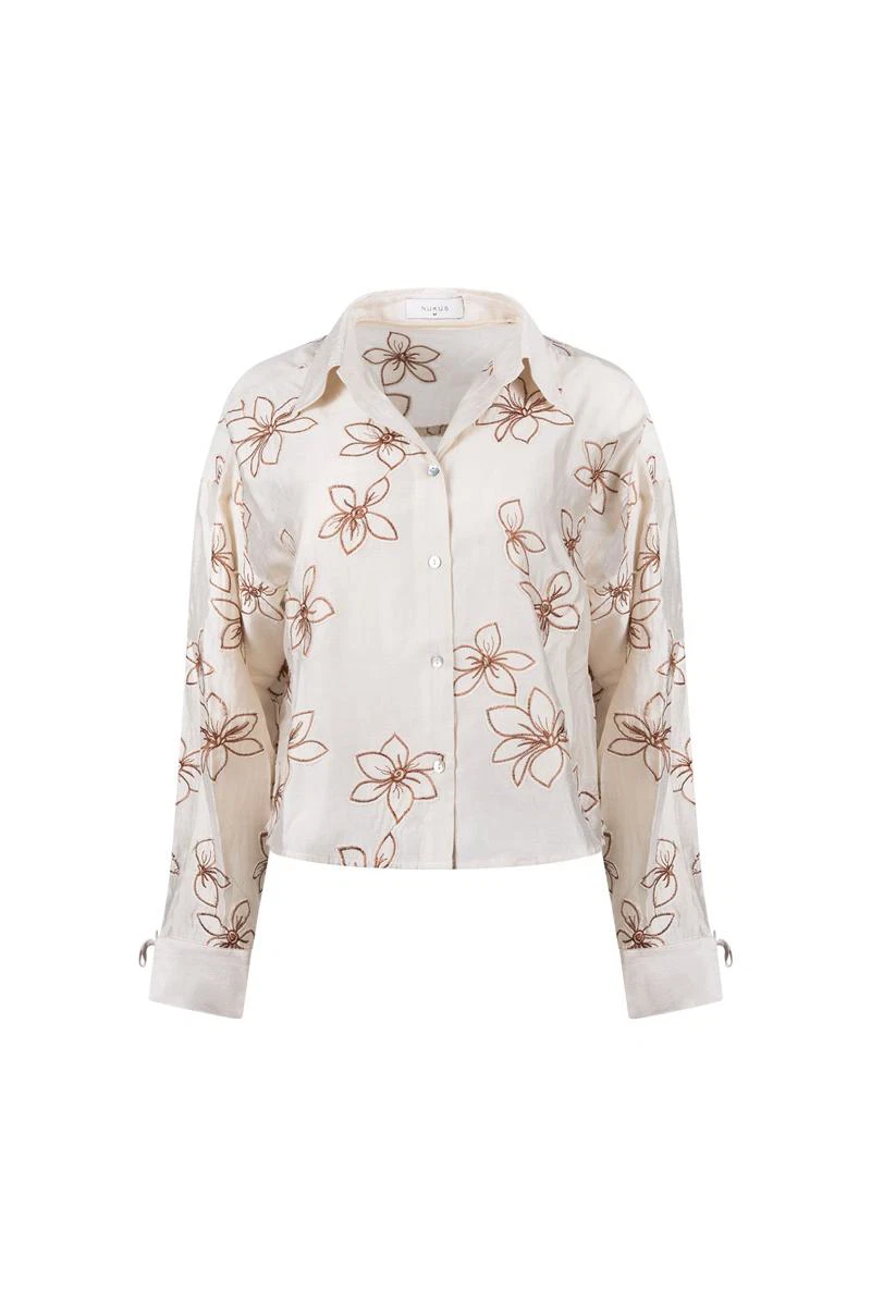 NUKUS Blouse NKF02118 Beige 1