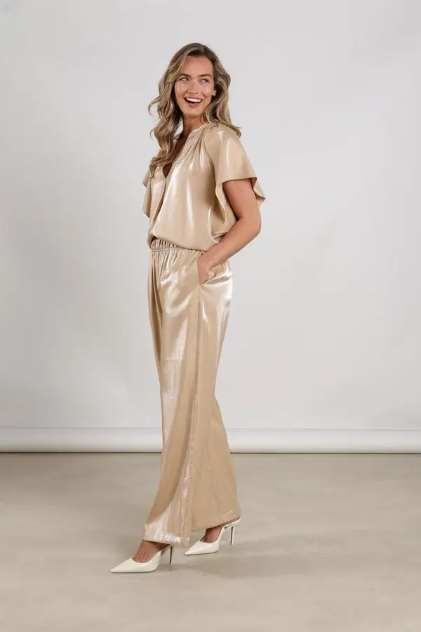 NUKUS Pantalon Rubi Beige 1