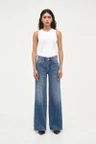 NEUW Denim Jeans Eva Wide Blauw 1