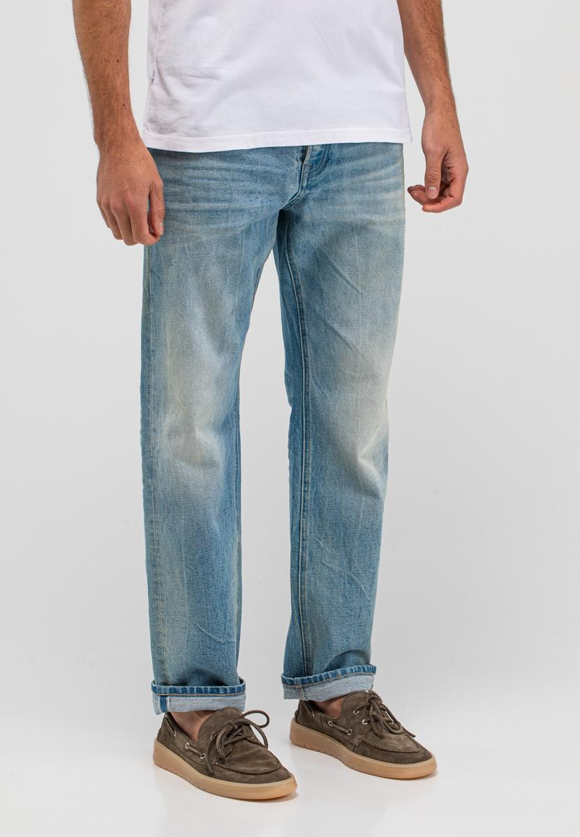 Butcher of Blue Jeans Stockton Straight Blauw 5