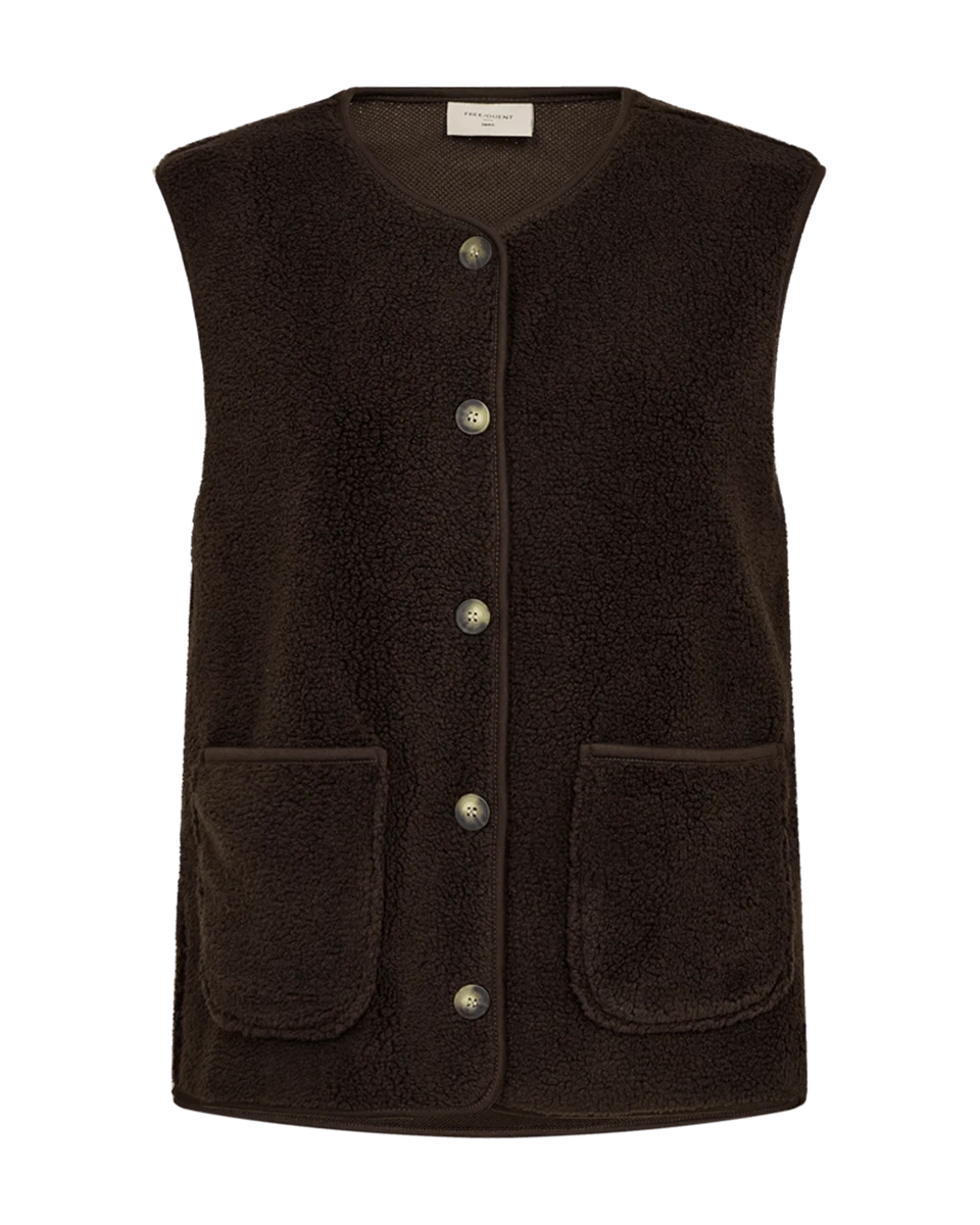 Freequent Gilet Teddy Bruin 1