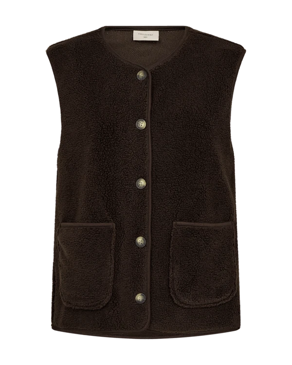 Freequent Gilet Teddy Bruin 1