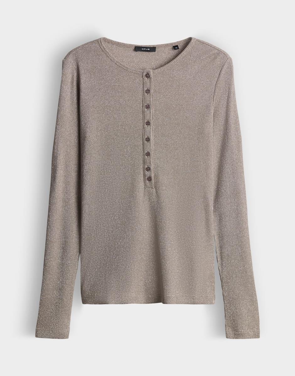 OPUS Longsleeve Sosmica Taupe 2