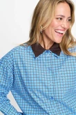 POM Amsterdam Blouse SP9709 Blauw 4