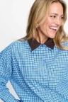 POM Amsterdam Blouse SP9709 Blauw 4