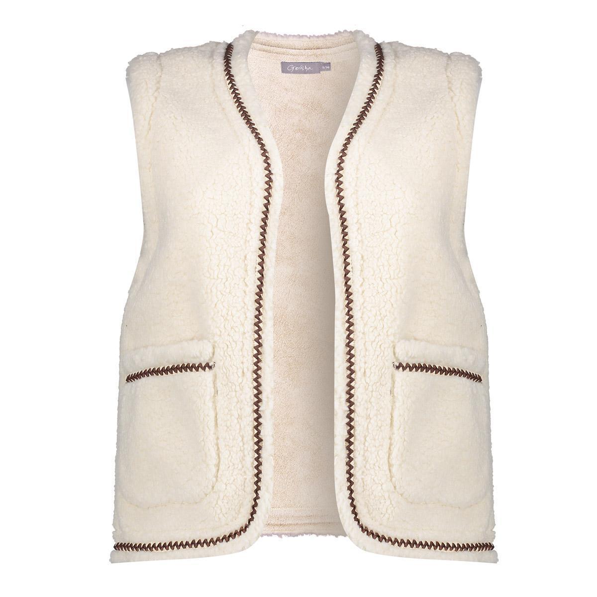 Geisha Gilet 55541-19 Off-White 2