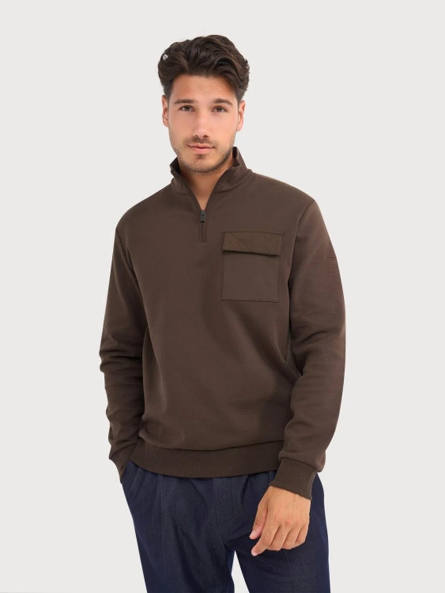 Blue Industry Trui KBIW26-M41 Bruin 1