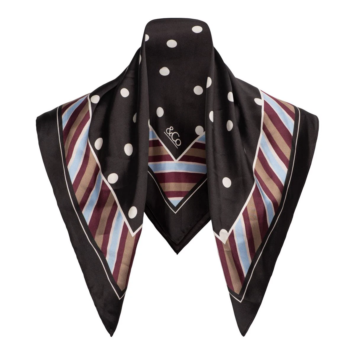 &Co Woman Sjaal AC103 Bruin 1
