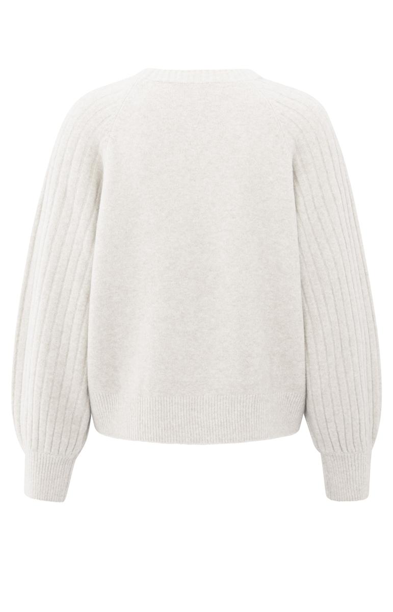 YAYA Trui 01-000410-509 Off-White 2