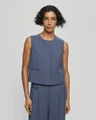 Msch Copenhagen Gilet Frode Blauw 1