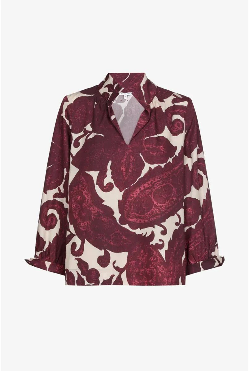 Xandres Blouse Hulen Roze 2