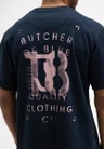 Butcher of Blue T-Shirt M2622023 Blauw 6