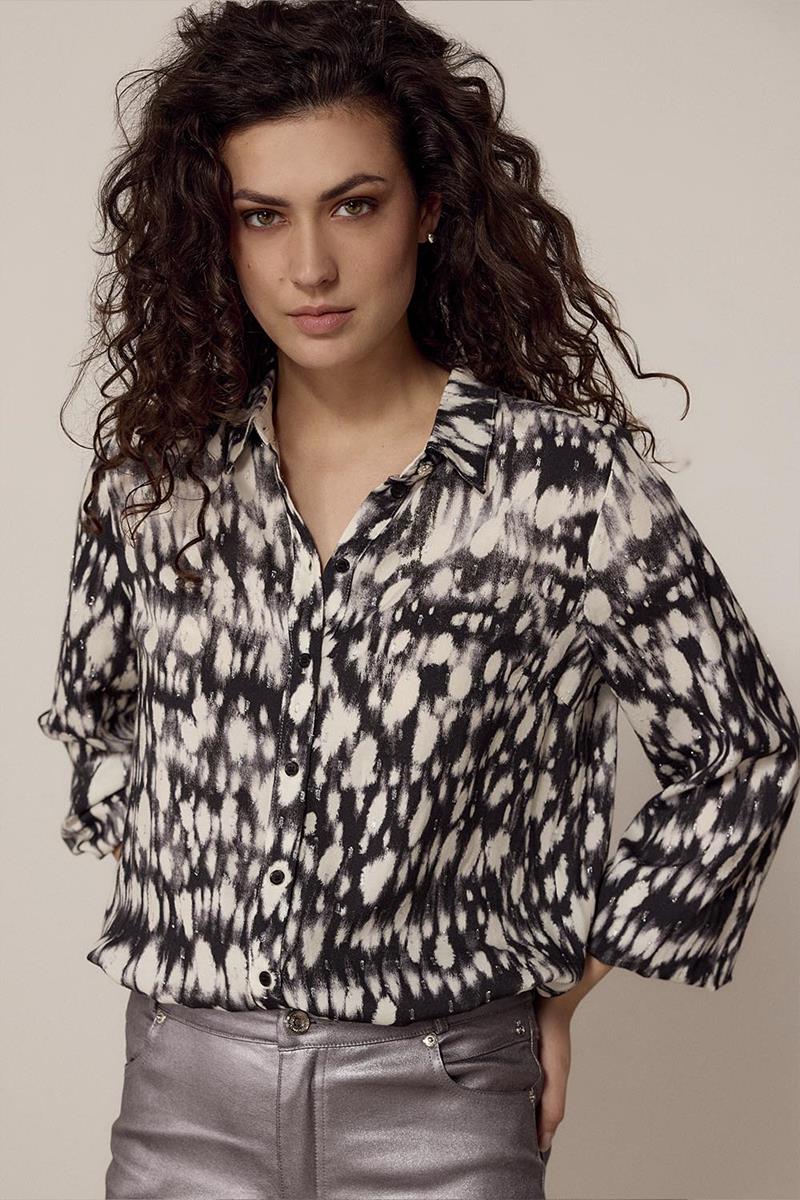 Tramontana Blouse C39-18-301 Zwart 1