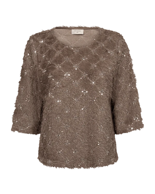 Freequent Blouse Nalle Taupe 1
