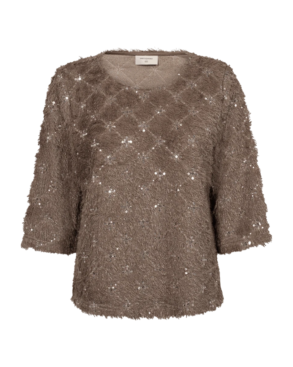 Freequent Blouse Nalle Taupe 1