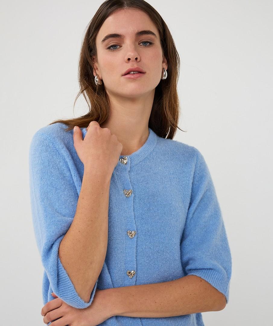 EsQualo Vest SP26.07005 Blauw 5