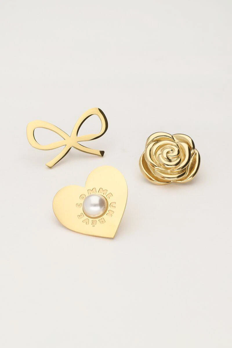 My Jewellery My Jewellery Broche set MJ11721 Goud 1