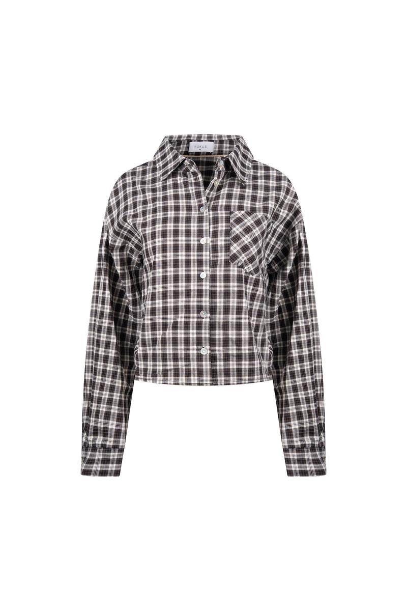 NUKUS Blouse NKF02261 Bruin 1