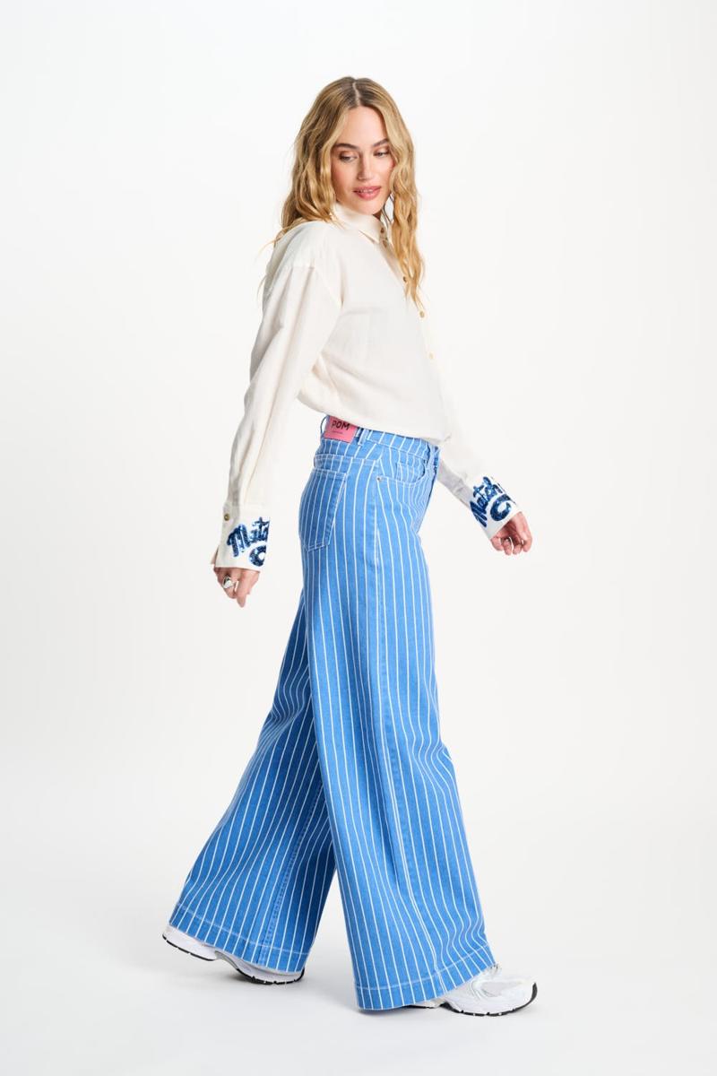 POM Amsterdam Jeans SP9519 Blauw 4
