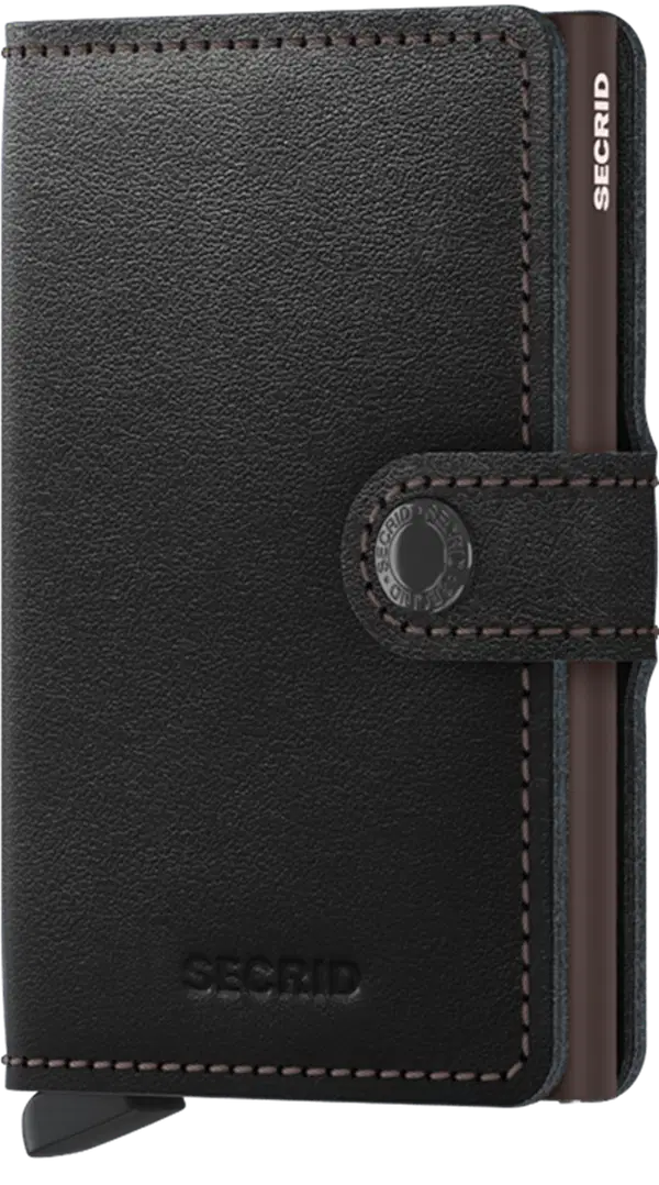 Secrid Miniwallet Original Black Brown Zwart 1