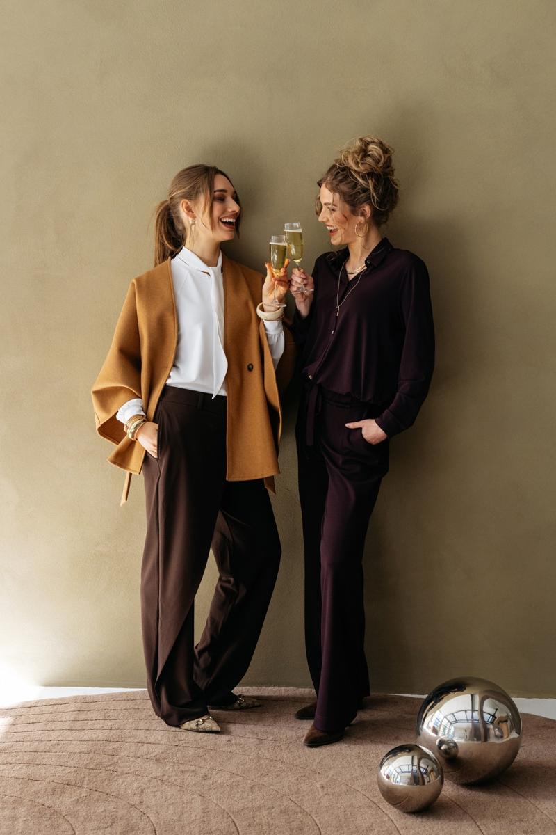 &Co Woman Pantalon PA409 Paars 4