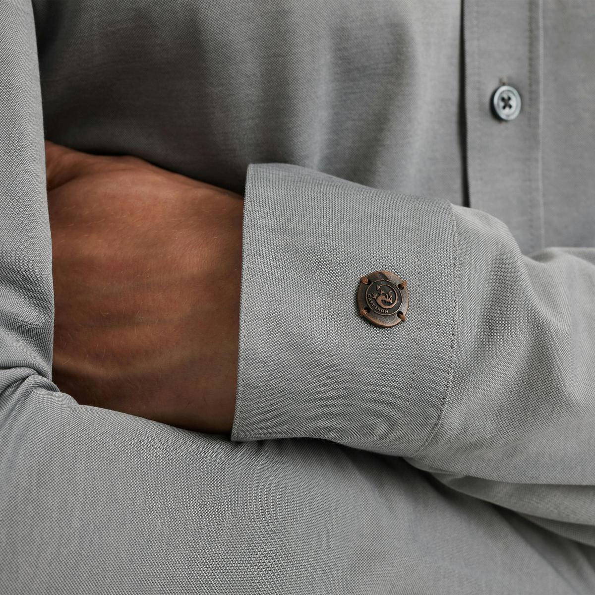 Cast Iron Overhemd Jersey Grijs 5