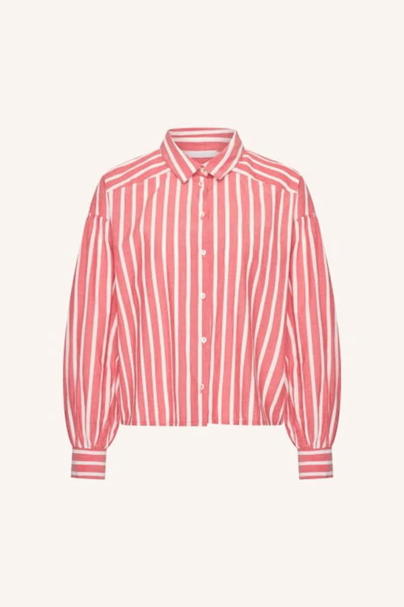 By-Bar Blouse Sarah Stripe Rood 2