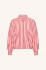 By-Bar Blouse Sarah Stripe Rood 2