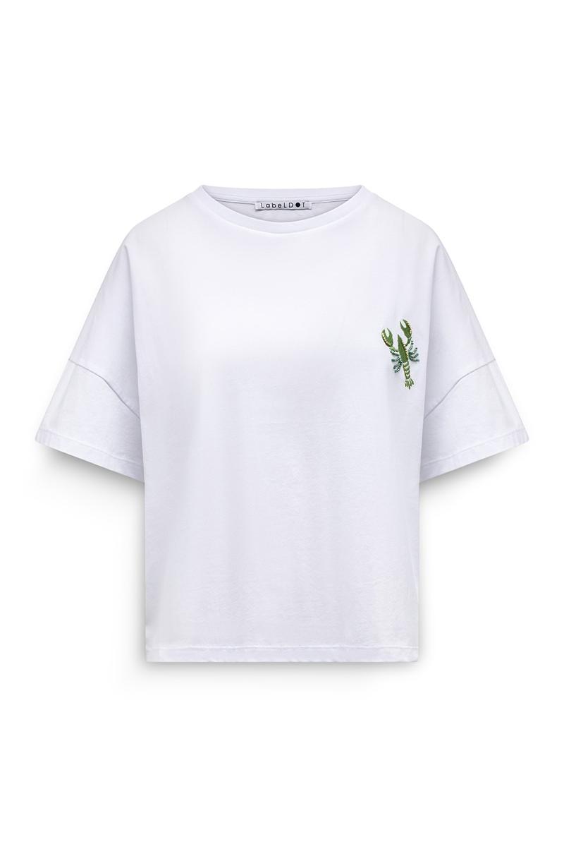 Label DOT T-Shirt 2615017 Wit 4