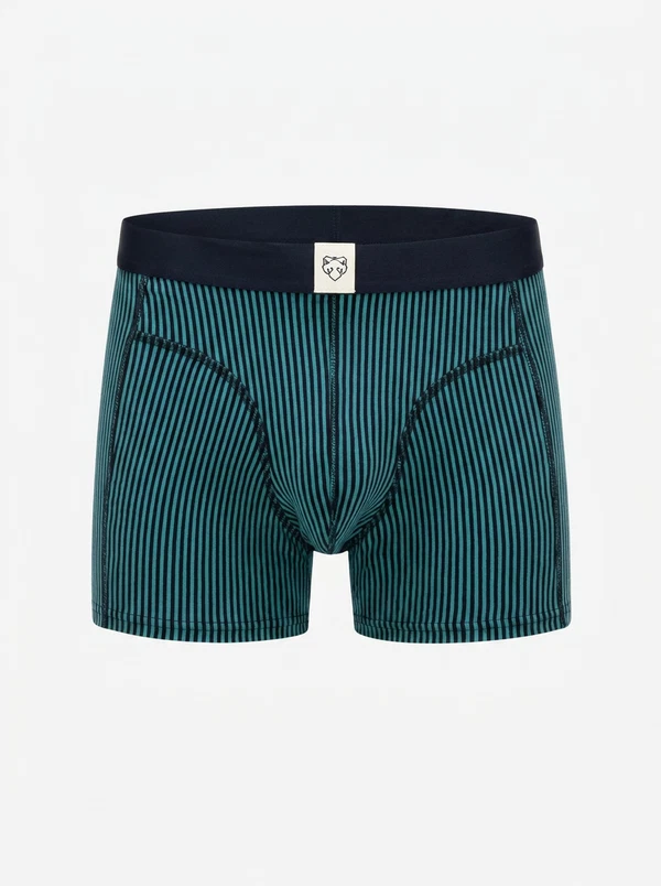A-dam Boxershort Twotone Stripe Blauw 1