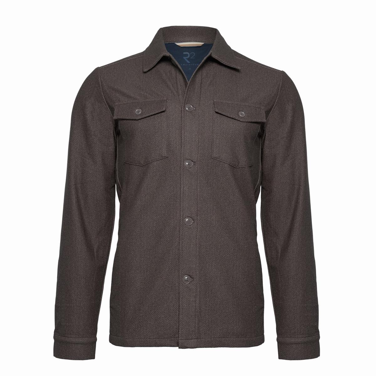 R2 Amsterdam Overshirt 134.OVERSHIRT.008 GFF Bruin 2