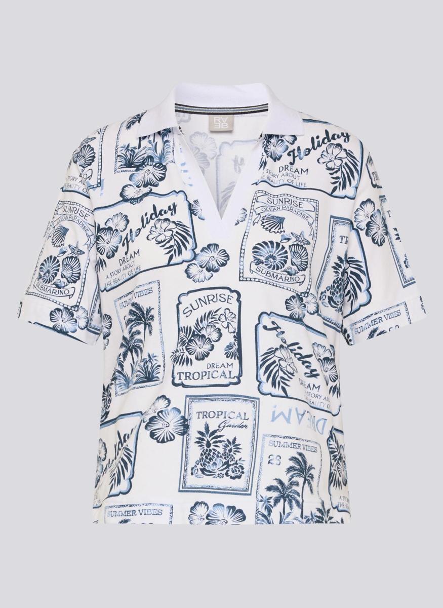 Rabe T-Shirt 56-121371 Blauw 2